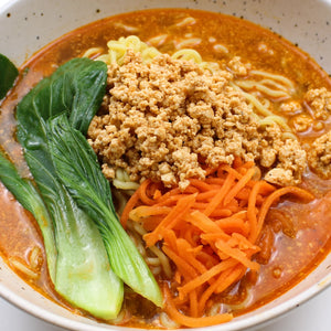 Tan Tan Ramen with Crumbled Tofu (Vegan)