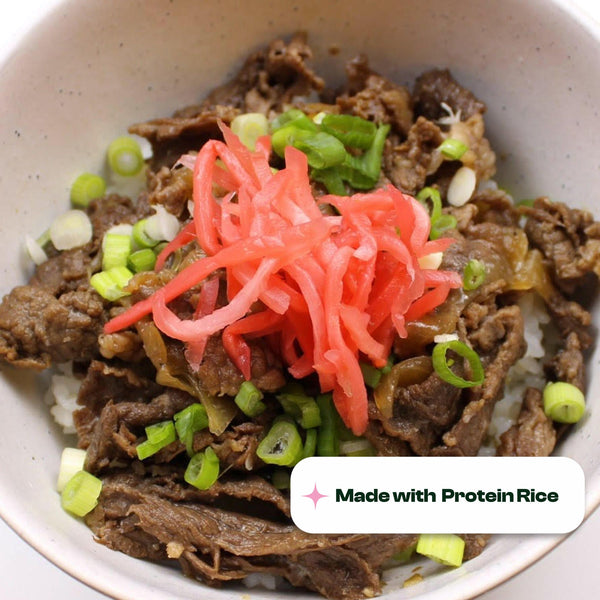 Protein Rice Gyudon Beef Bowl