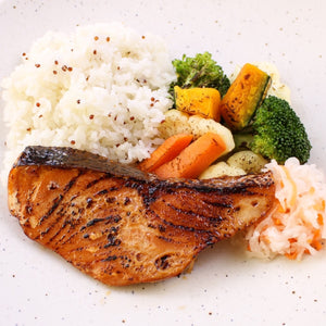 Grilled Salmon with Pickled Plum (Ume) Sauce