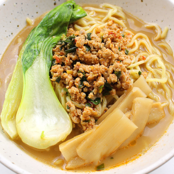 Tonkotsu Shoyu (Pork Soy Sauce) Ramen with Spicy Miso Chicken